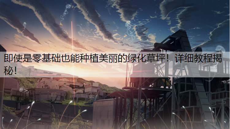 即使是零基础也能种植美丽的绿化草坪！详细教程揭秘！